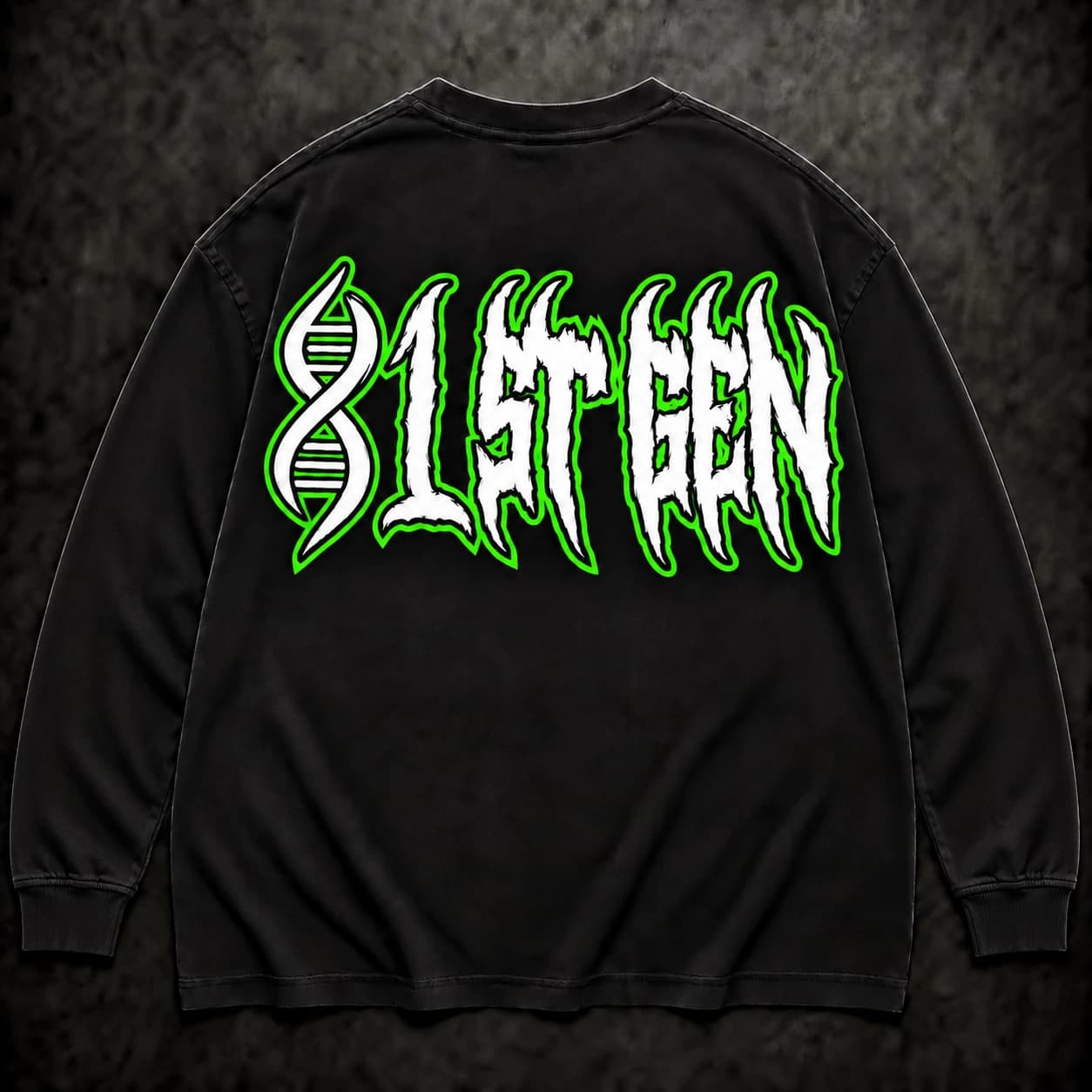 1st Gen Logo Long Sleeve — Black